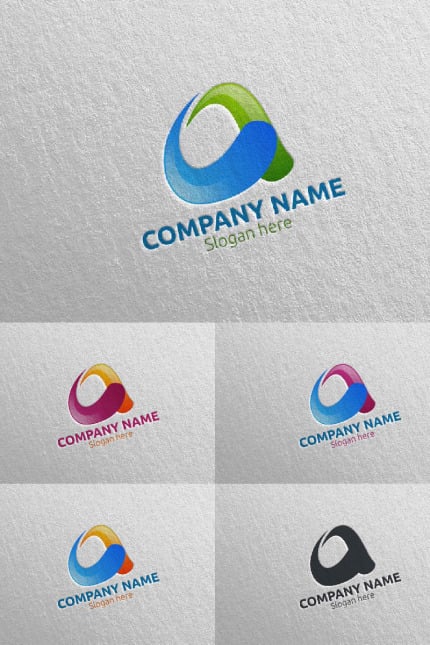 Template #97734 A Initial Webdesign Template - Logo template Preview