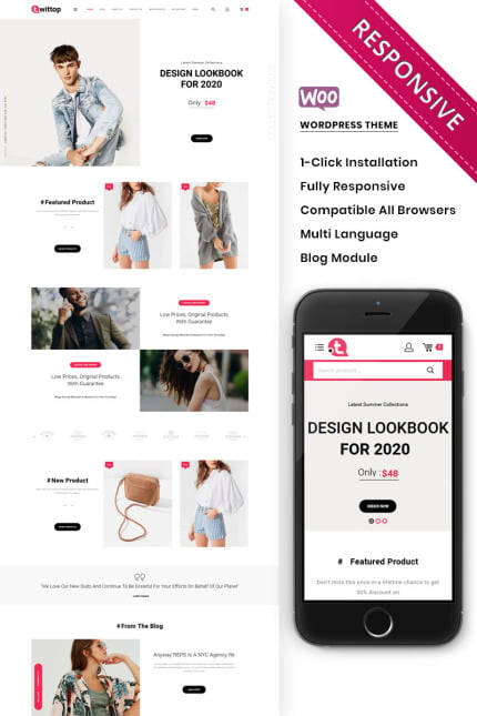 Template #97743 Clothing Elegant Webdesign Template - Logo template Preview