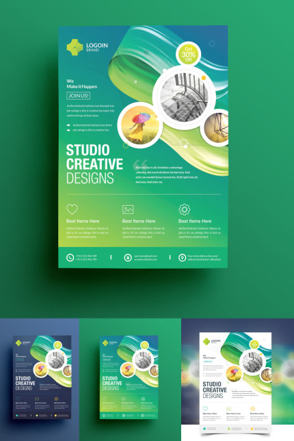 Template #97790 Dl Flyer Webdesign Template - Logo template Preview