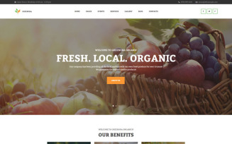 Greenora - Organic Farming Agriculture WordPress Theme