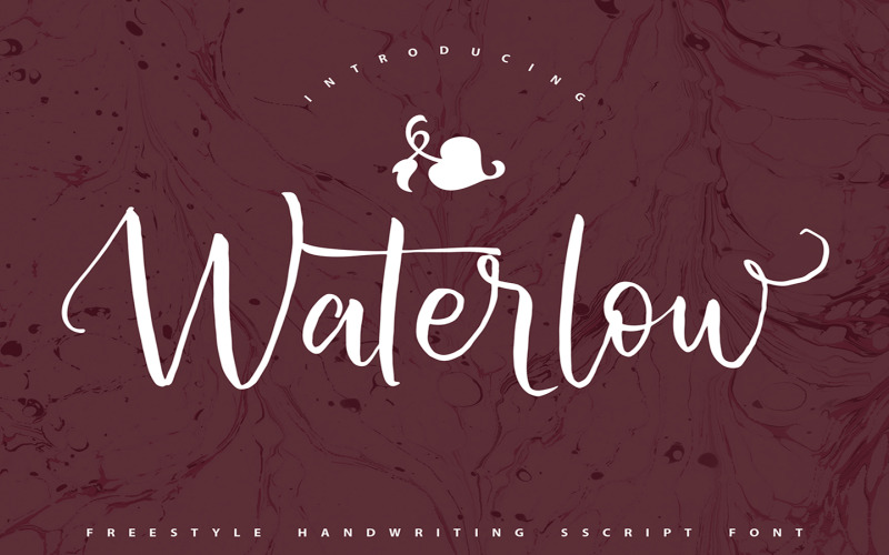 Waterlow | Handwriting Cursive Font