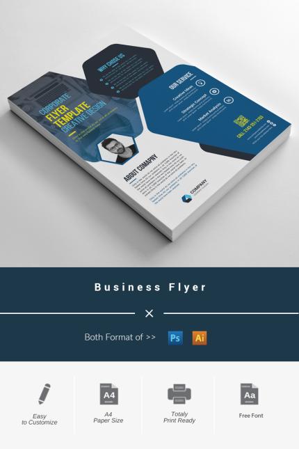 Template #97831 Flyer Corporate Webdesign Template - Logo template Preview