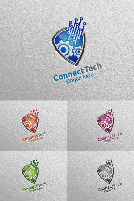 Template #97842 Technology Engineering Webdesign Template - Logo template Preview