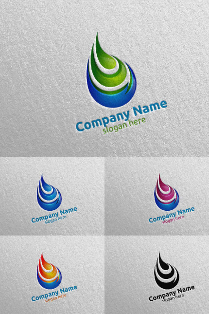 Kit Graphique #97847 Huile Clair Web Design - Logo template Preview
