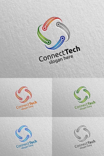 Template #97848 Technology Engineering Webdesign Template - Logo template Preview