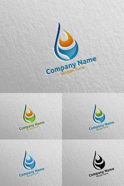 Template #97850 Oil Clear Webdesign Template - Logo template Preview