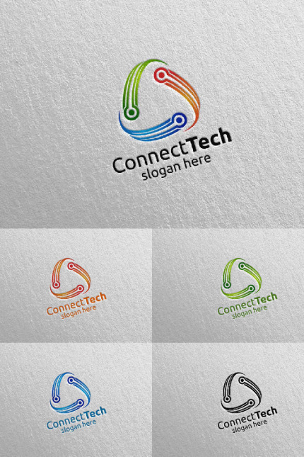 Template #97853 Technology Engineering Webdesign Template - Logo template Preview