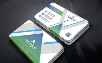 Geometric Business Card - Corporate Identity Template