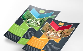 Geometric Colorful Flyer - Corporate Identity Template