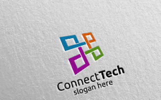 Technology and electronic 8 Logo Template