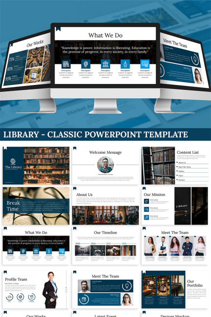 Template #97915 University Book Webdesign Template - Logo template Preview