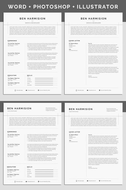 Template #97925 Clean Cv Webdesign Template - Logo template Preview