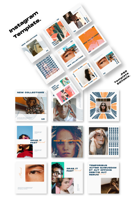 Kit Graphique #97927 Posts Template Web Design - Logo template Preview