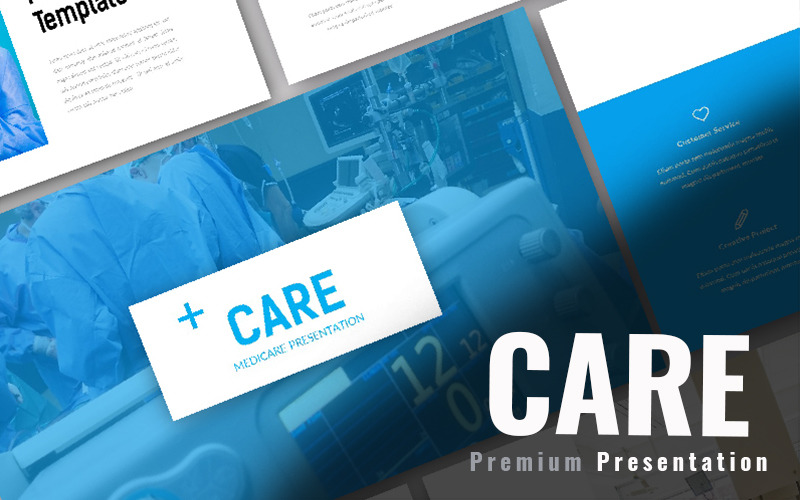 Care Medical PowerPoint template PowerPoint Template