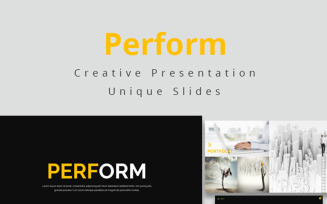 Perform - Keynote template