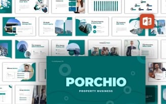 Porchio - Property Business PowerPoint template