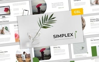 Simplex - Simple & Modern Business Template Google Slides