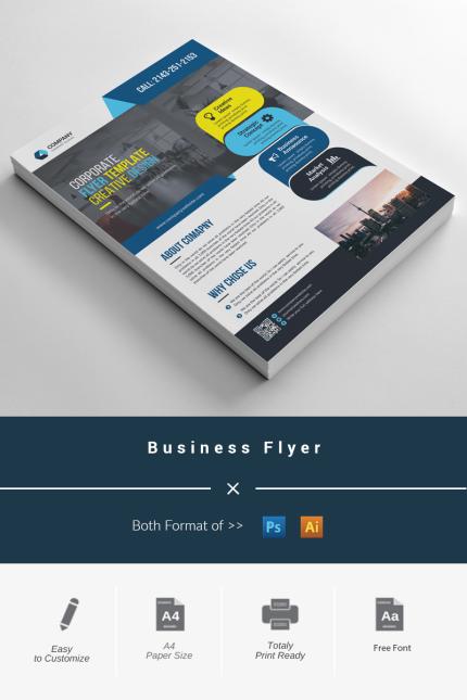 Template #98000 Flyer Corporate Webdesign Template - Logo template Preview