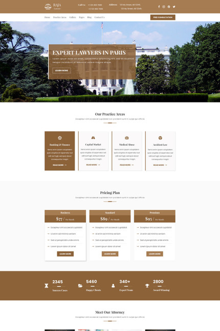 Template #98018 Advocate Attorney Webdesign Template - Logo template Preview