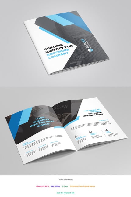 Template #98072 Pages A4 Webdesign Template - Logo template Preview