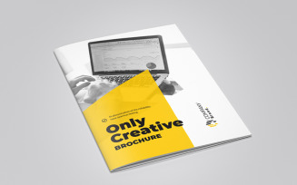 Business Bi-fold Brochure Design - Corporate Identity Template
