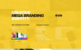 Creative Mega Branding Stationery - Corporate Identity Template