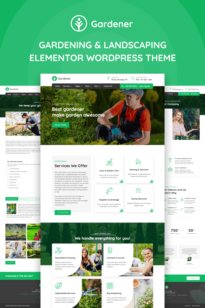 Gardener - Gardening and Landscaping Elementor №98027