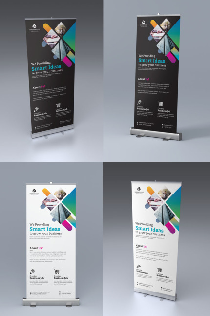 Template #98125 Roll Up Webdesign Template - Logo template Preview