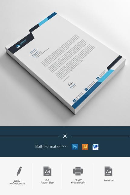 Template #98150 Blue Both Webdesign Template - Logo template Preview