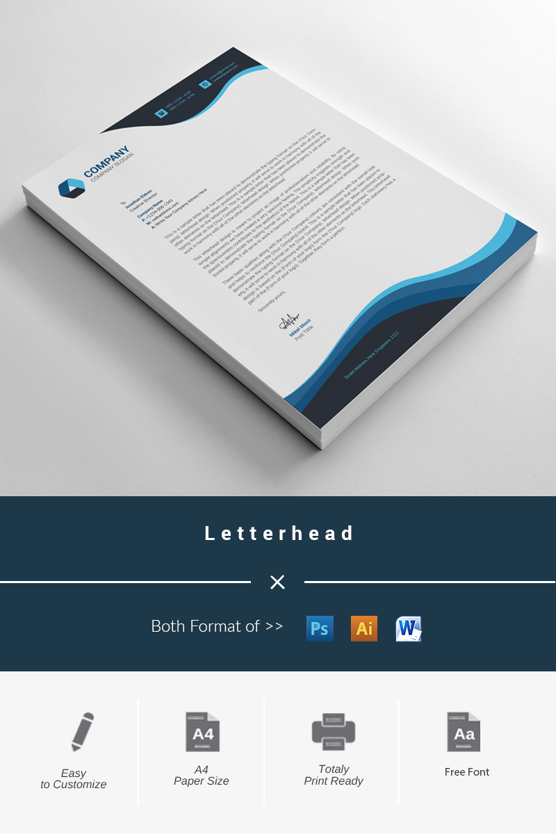 Letterhead - Corporate Identity Template