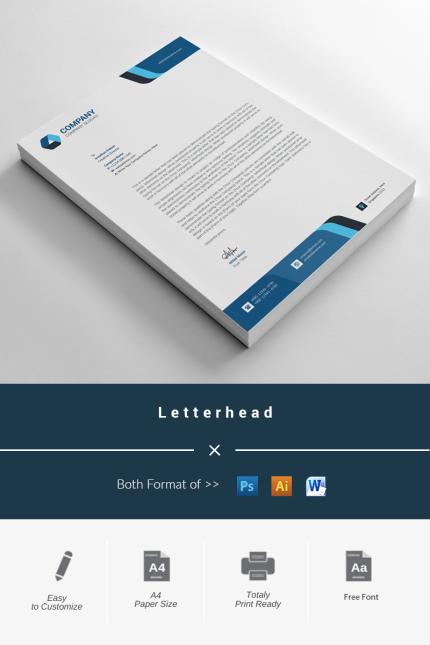 Template #98168 Blue Both Webdesign Template - Logo template Preview