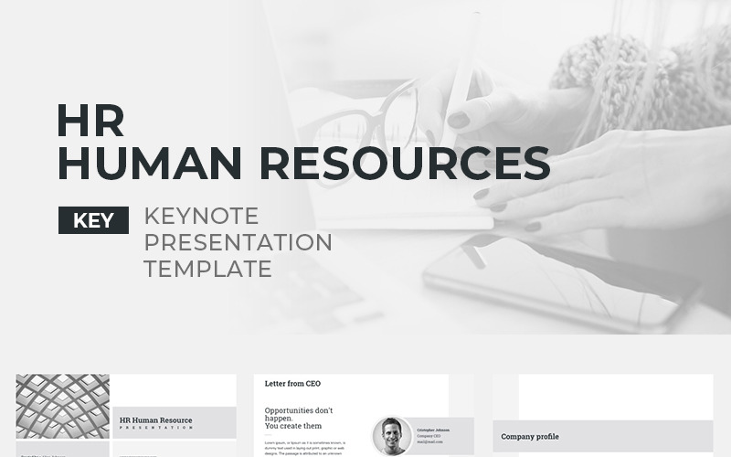 HR Human Resources - Keynote template Keynote Template