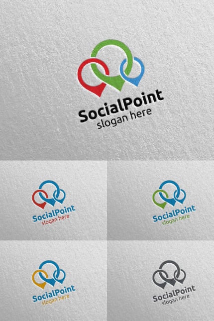 Template #98211 Chatting Logo Webdesign Template - Logo template Preview