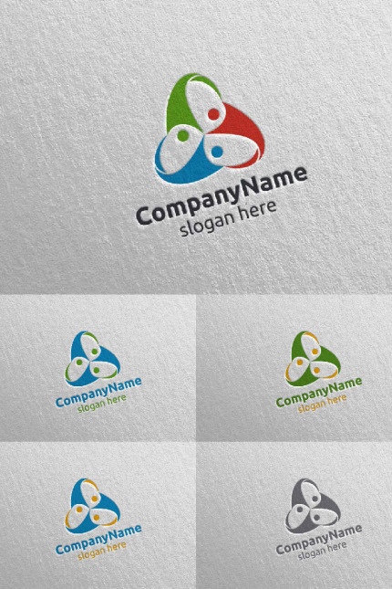 Template #98223 Chatting Logo Webdesign Template - Logo template Preview