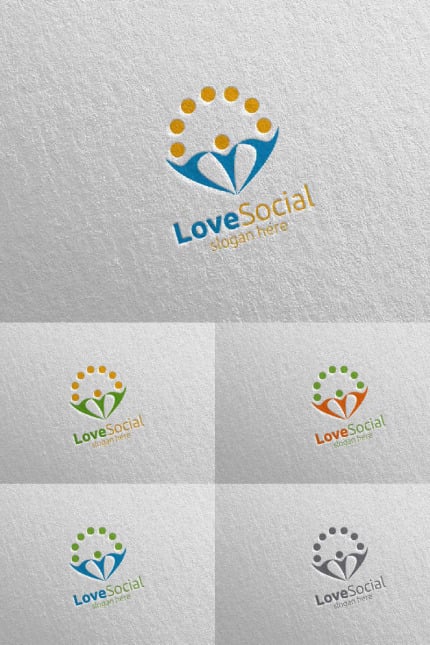 Template #98227 Chatting Logo Webdesign Template - Logo template Preview