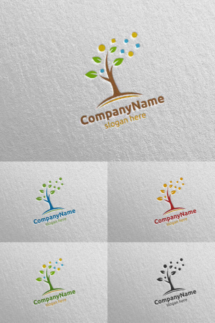 Template #98243 Insurance Financial Webdesign Template - Logo template Preview