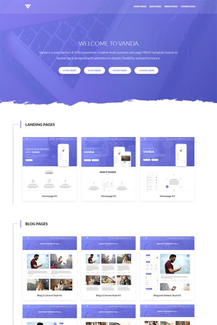 Template #98280 Landing Page Webdesign Template - Logo template Preview