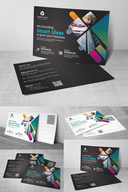 Template #98288 Postcard Template Webdesign Template - Logo template Preview