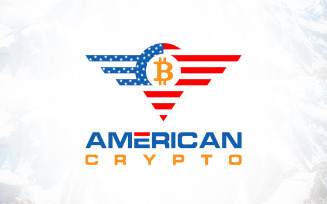 American Bitcoin Cryptocurrency Logo