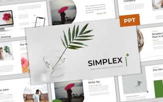 Simplex - Simple & Modern Business PowerPoint template