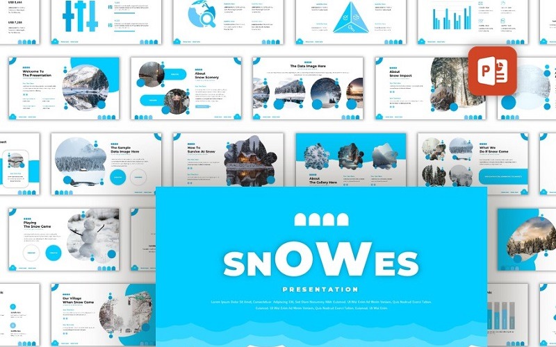 Snowes Multipurpose Presentation PowerPoint Template