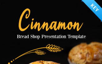 Cinnamon Bakery Shop Presentation Fully Animated - Keynote template