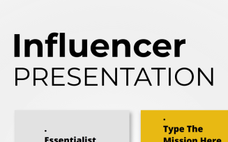 Influencer Presentation - Keynote template