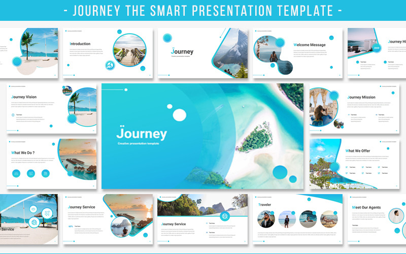 JOURNEY Presentation PowerPoint template PowerPoint Template
