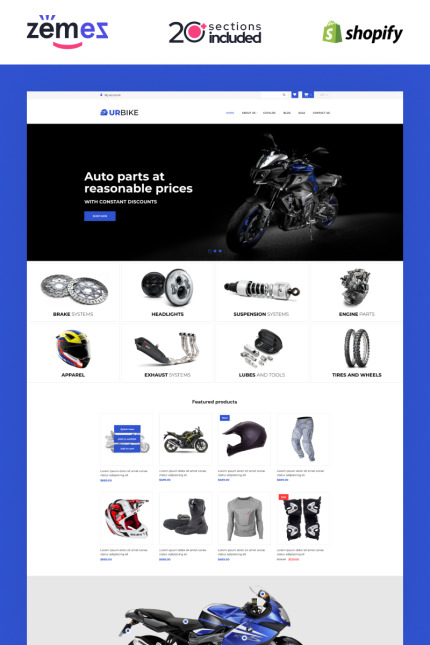 Template #98418 Moto Wheels Webdesign Template - Logo template Preview
