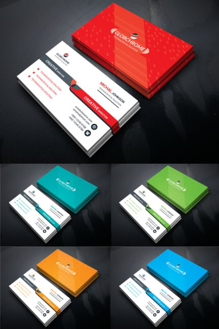 Template #98446 Business Card Webdesign Template - Logo template Preview