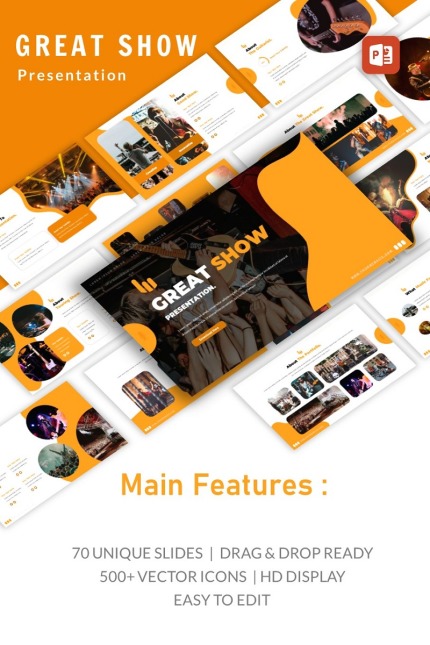 Template #98458 Organizer Event Webdesign Template - Logo template Preview