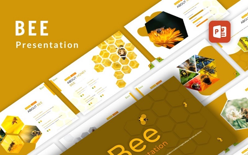 Bee Nature PowerPoint Presentation PowerPoint Template