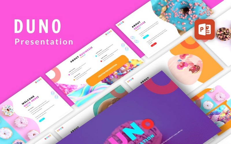 Duno Cake Powerpoint Presentation PowerPoint Template