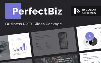 PerfectBiz Business PPTX Slides Package PowerPoint template